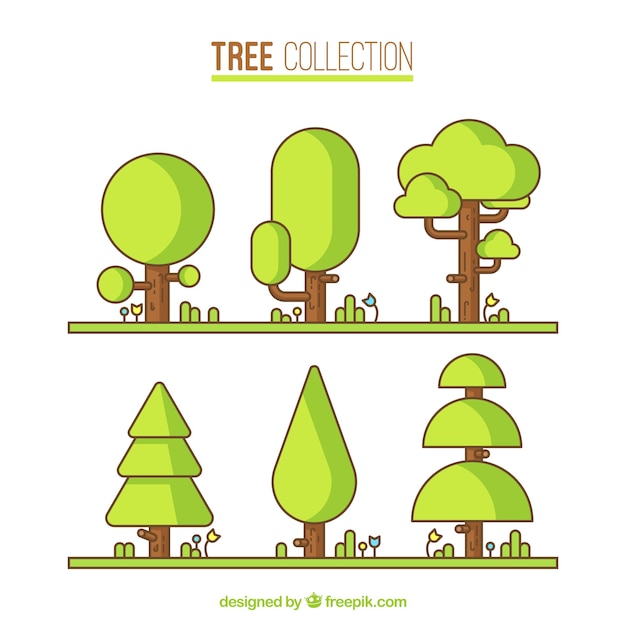 illustrator tree shapes download