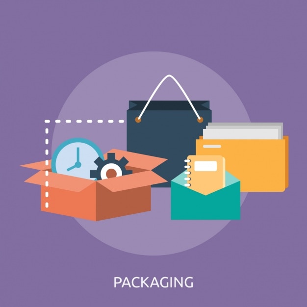 Download Packaging background design | Free Vector