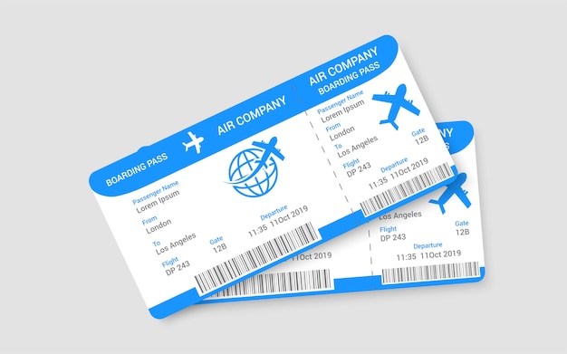 Download Free Pair Of Realistic Airline Tickets Concept Premium Vector Use our free logo maker to create a logo and build your brand. Put your logo on business cards, promotional products, or your website for brand visibility.