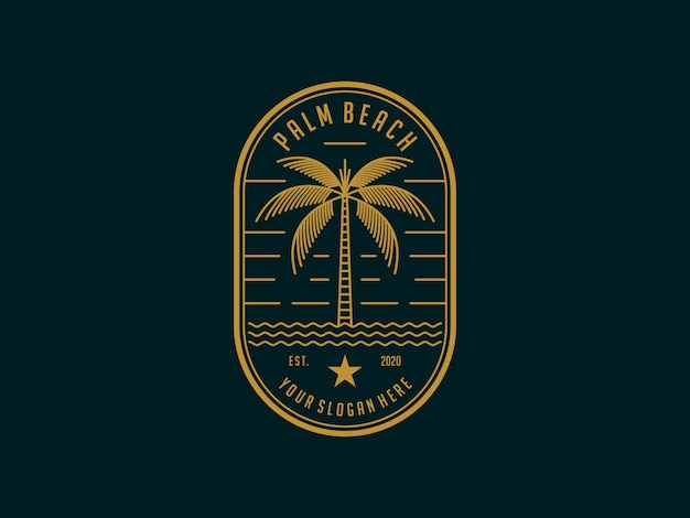 Download Free Palm Beach Vintage Logo Design Template Premium Vector Use our free logo maker to create a logo and build your brand. Put your logo on business cards, promotional products, or your website for brand visibility.