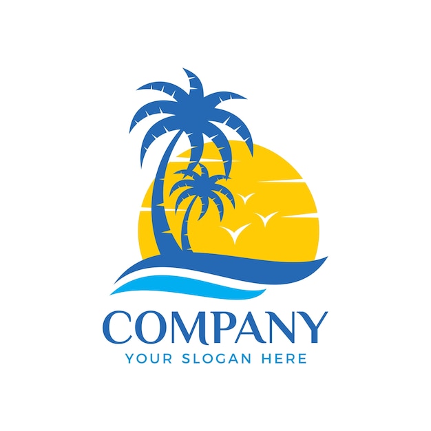 Download Free Palm Tree Logo Premium Vector Use our free logo maker to create a logo and build your brand. Put your logo on business cards, promotional products, or your website for brand visibility.