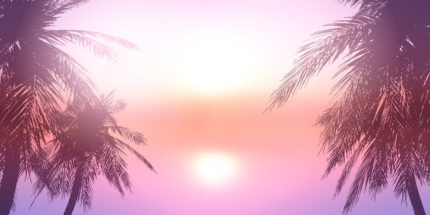 Download Free Download This Free Vector Palm Trees Against A Sunset Ocean Use our free logo maker to create a logo and build your brand. Put your logo on business cards, promotional products, or your website for brand visibility.