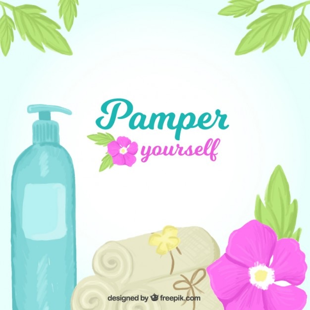 Pamper yourself background