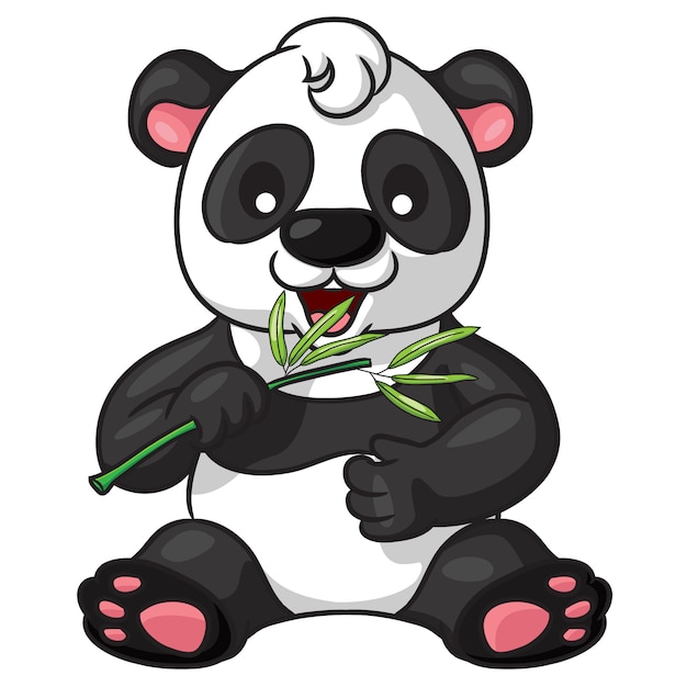 Premium Vector | Panda cute cartoon
