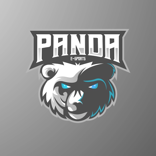 Premium Vector | Panda mascot logo design with modern illustration