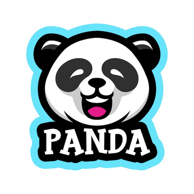 Premium Vector Panda Mascot Logo Illustration