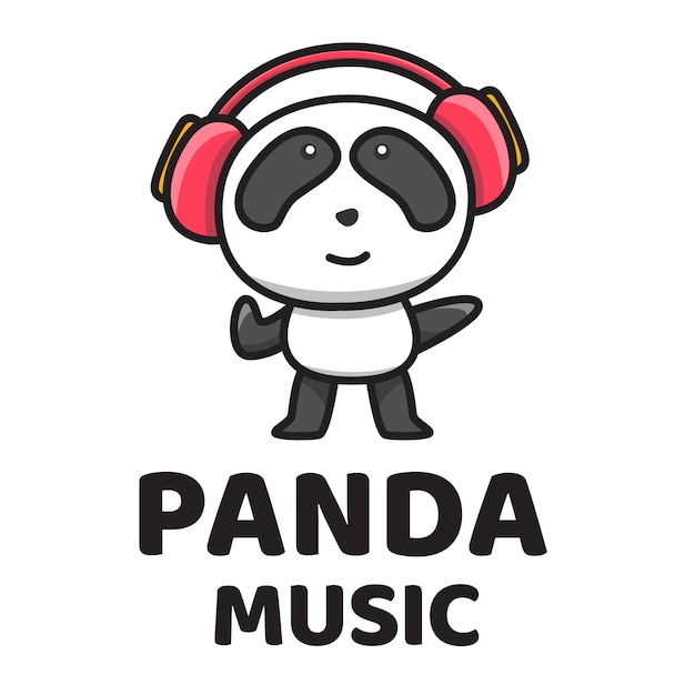 Download Free Panda Music Cute Logo Template Premium Vector Use our free logo maker to create a logo and build your brand. Put your logo on business cards, promotional products, or your website for brand visibility.