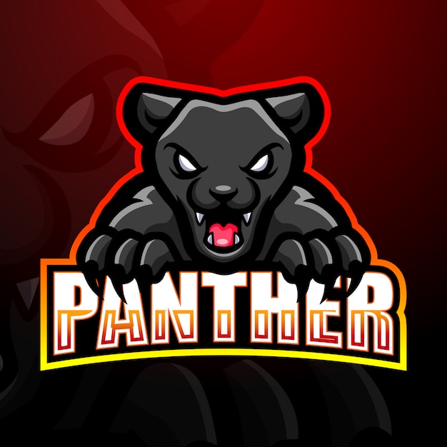 Premium Vector | Panther mascot esport logo illustration