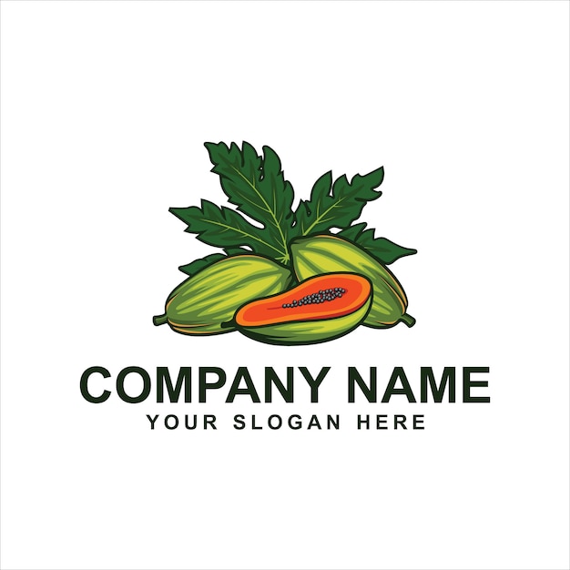 Premium Vector | Papaya logo