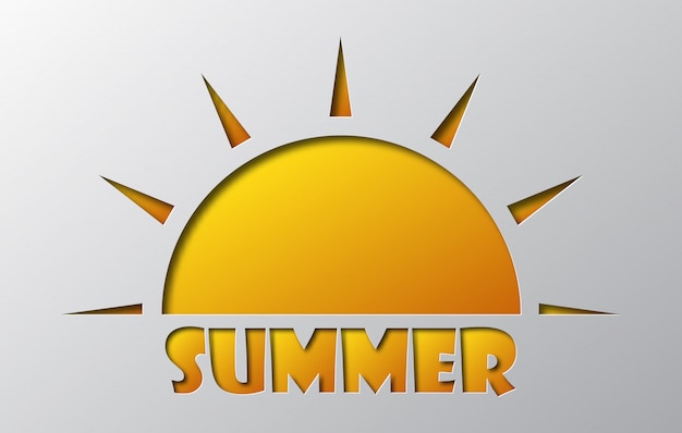 Download Free Paper Art Of The Summer Sun Icon Illustration Premium Vector Use our free logo maker to create a logo and build your brand. Put your logo on business cards, promotional products, or your website for brand visibility.