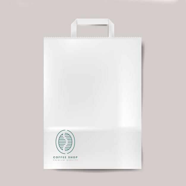 Download Paper bag mockup isolated vector Vector | Free Download