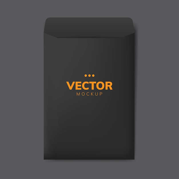 Paper Envelope Design Mockup Vector Free Vector