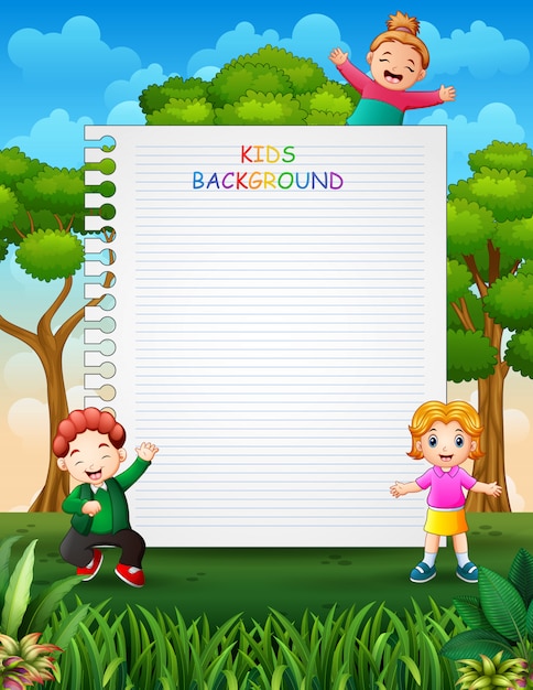 Featured image of post Bakground Design For Kids : Background design featuring a design for kids with a frame and clear background on which you can write or add designis yourself.
