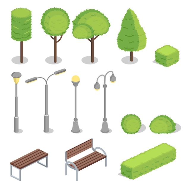 Isometric Tree Vectors, Photos and PSD files | Free Download