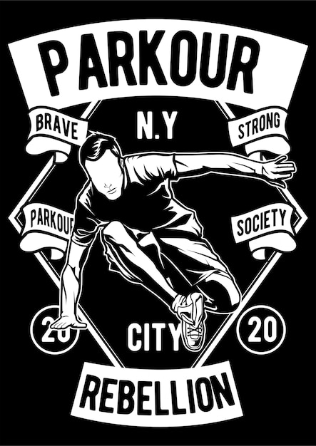 Premium Vector Parkour