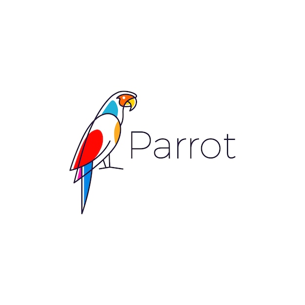 Download Free Parrot Logo Bird Vector Illustration Icon Premium Vector Use our free logo maker to create a logo and build your brand. Put your logo on business cards, promotional products, or your website for brand visibility.