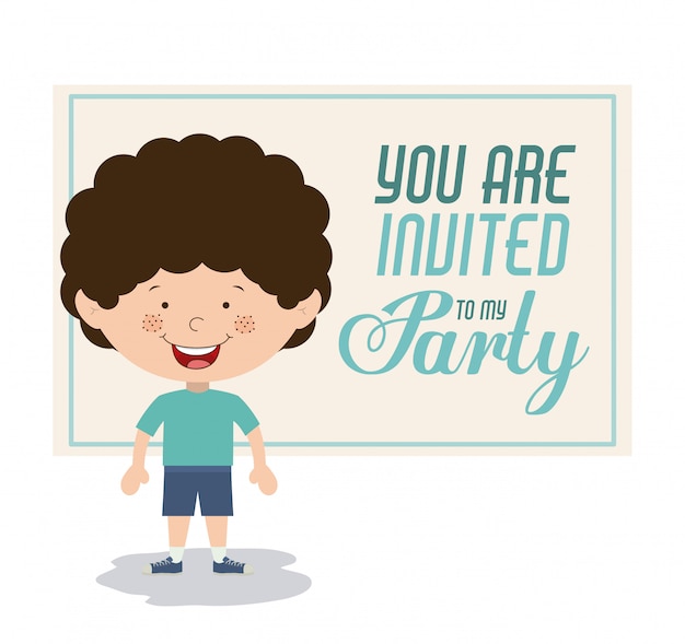 Premium Vector | Party invitation template