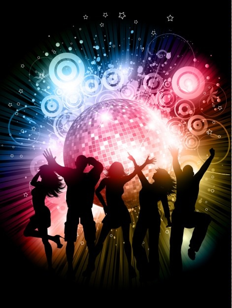 Party People silhouettes Vector | Free Download