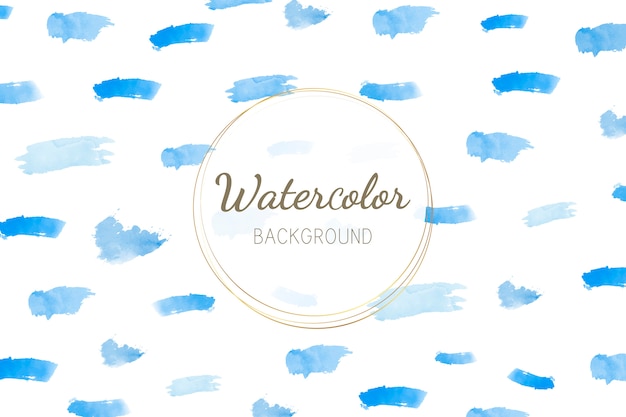 Free Vector Pastel Blue Watercolor Background Vector