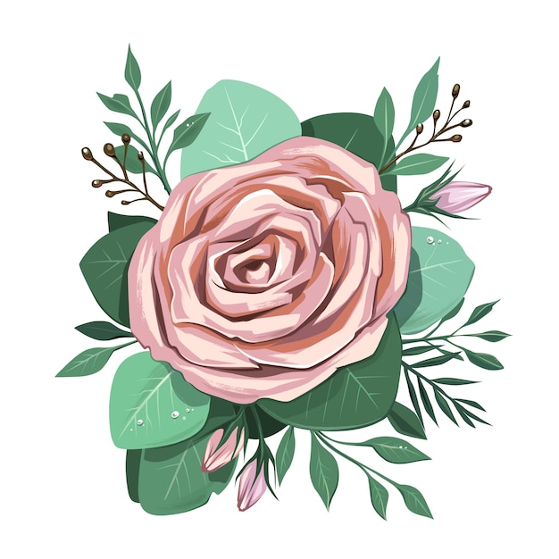 Premium Vector | Pastel flowers