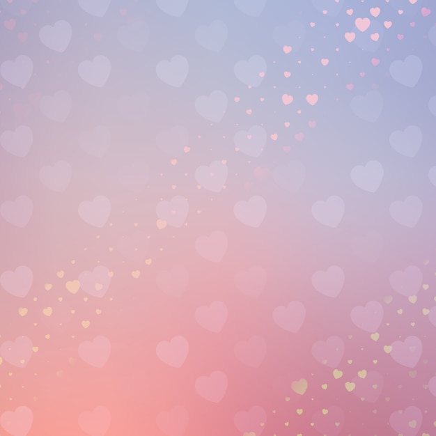 Free Vector | Pastel hearts valentine's day background