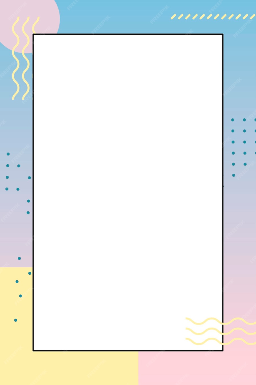 Free Vector | Pastel memphis background