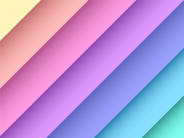 Premium Vector | Pastel rainbow background