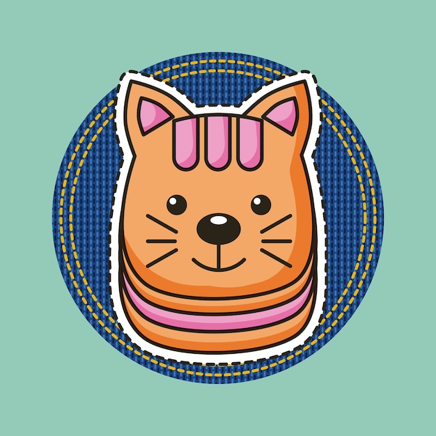 Premium Vector | Patches sticker animal