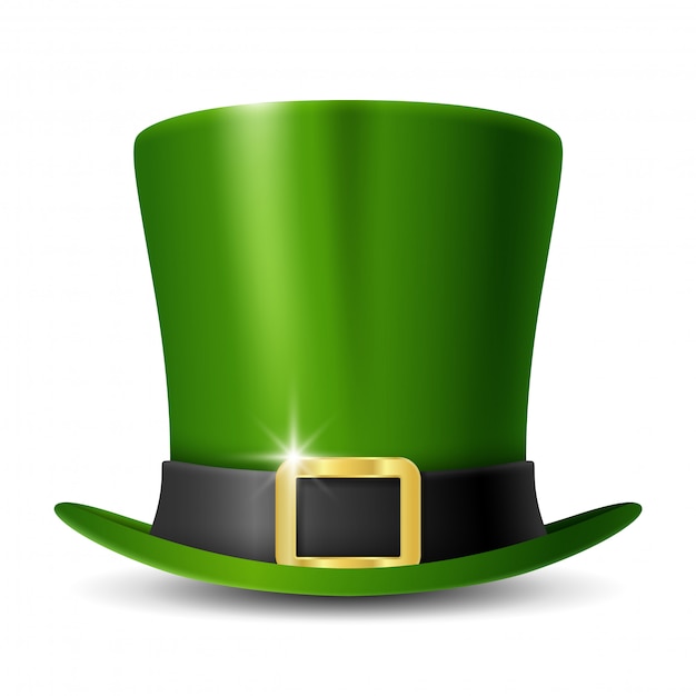 Premium Vector | Patrick's day leprechaun's green hat