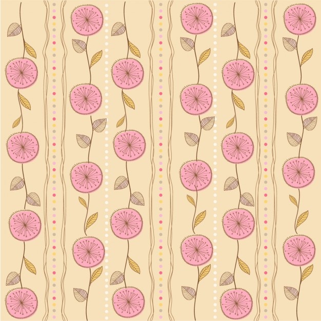 Pattern background with flowers