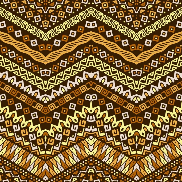 Free Vector Pattern with ethnic elements