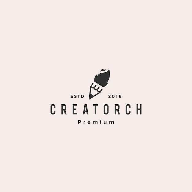 Download Free Pencil Torch Fire Light Logo Vector Illustration Premium Vector Use our free logo maker to create a logo and build your brand. Put your logo on business cards, promotional products, or your website for brand visibility.