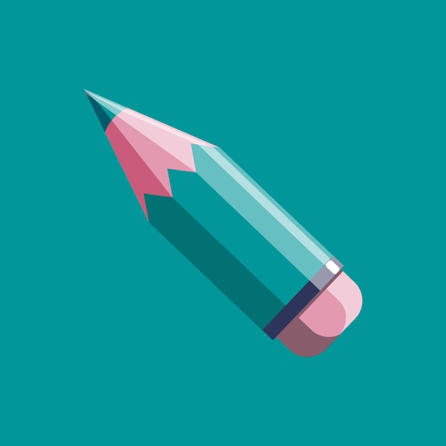 Download Free Pencil Vector Icon In Modern Flat Style Premium Vector Use our free logo maker to create a logo and build your brand. Put your logo on business cards, promotional products, or your website for brand visibility.