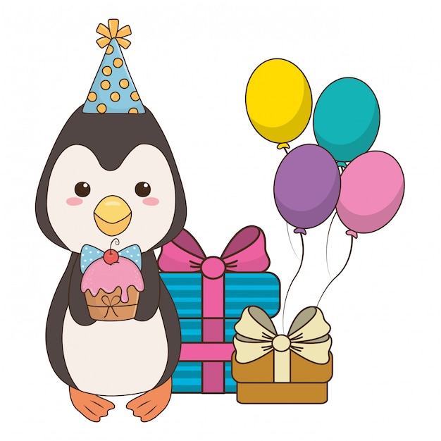 Free Free Birthday Penguin Svg 244 SVG PNG EPS DXF File