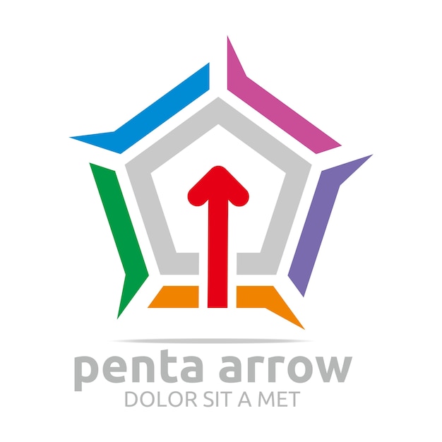 Download Free Penta Arrows Logo Design Premium Vector Use our free logo maker to create a logo and build your brand. Put your logo on business cards, promotional products, or your website for brand visibility.