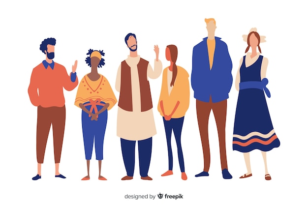 People from different races and cultures | Free Vector