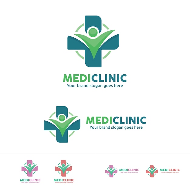 Download Free People Health Care Logo Medical Clinic Emblem Premium Vector Use our free logo maker to create a logo and build your brand. Put your logo on business cards, promotional products, or your website for brand visibility.