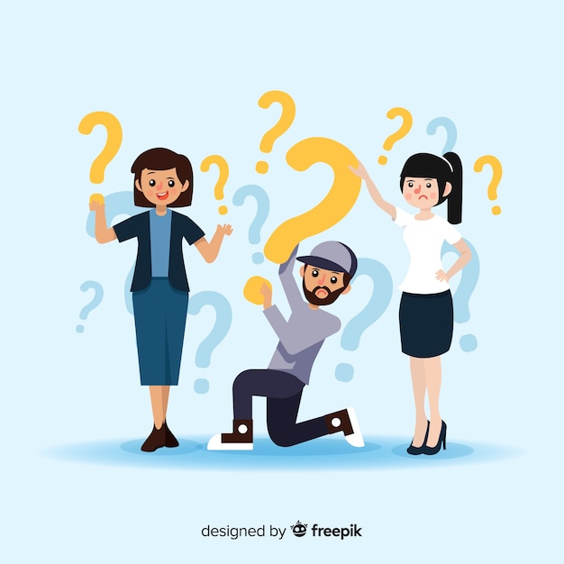 Download Free Download Free People Holding Question Marks Background Vector Use our free logo maker to create a logo and build your brand. Put your logo on business cards, promotional products, or your website for brand visibility.