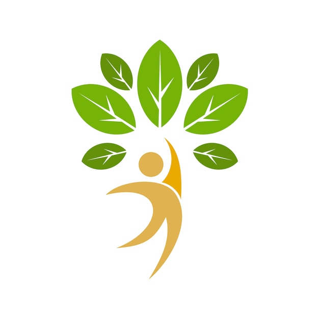 Download Free People Tree With Leaves Logo Template Premium Vector Use our free logo maker to create a logo and build your brand. Put your logo on business cards, promotional products, or your website for brand visibility.