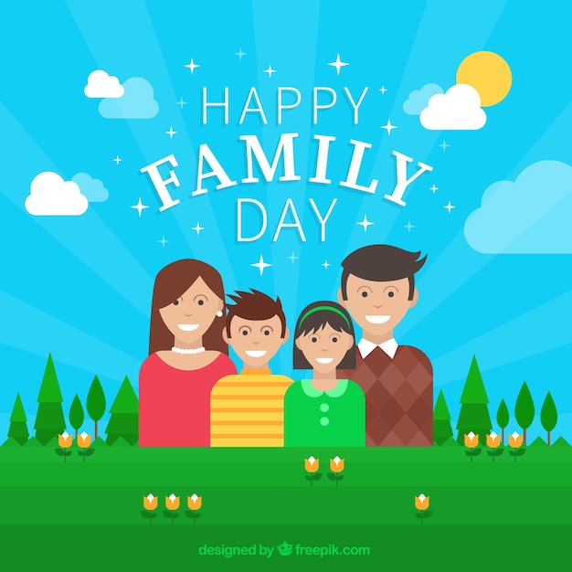 Perfect family day background Vector | Free Download