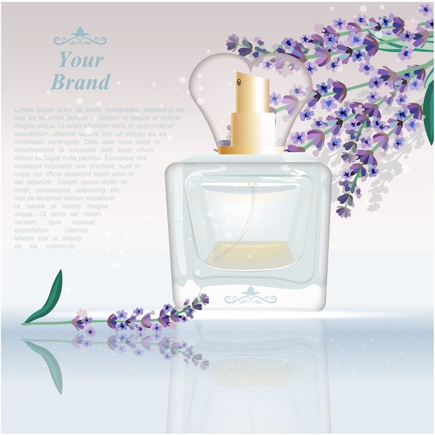 Perfume background design