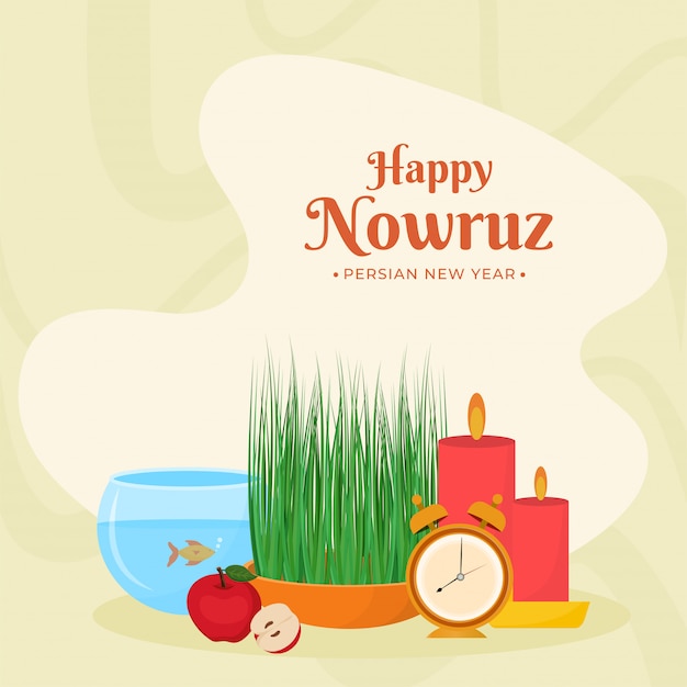 Premium Vector Persian new year happy nowruz