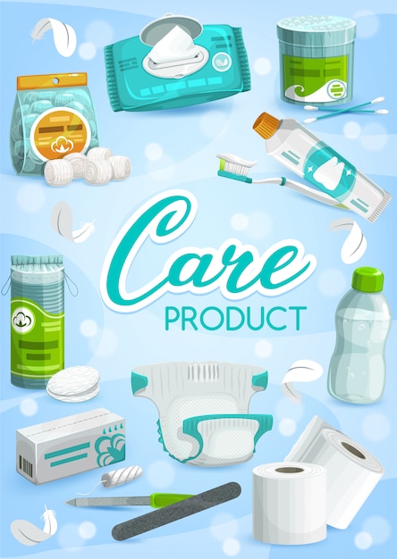 Premium Vector Personal Hygiene And Health Care Products