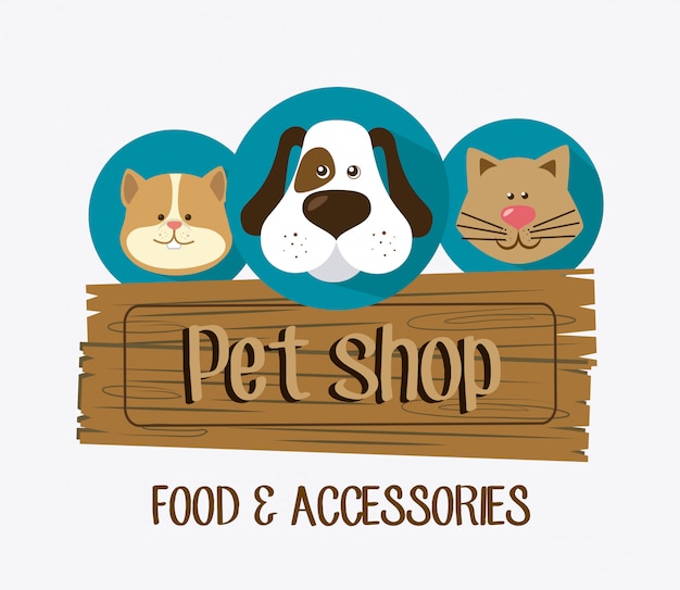 Free Vector | Pet shop design.