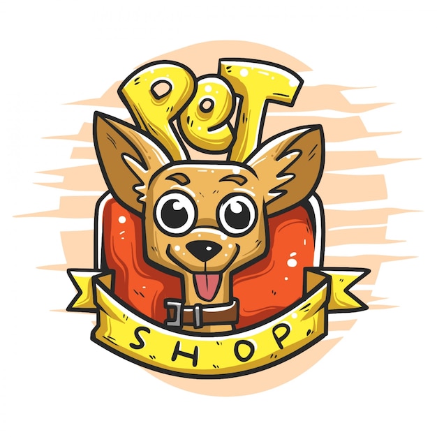 Premium Vector | Pet shop logo badge