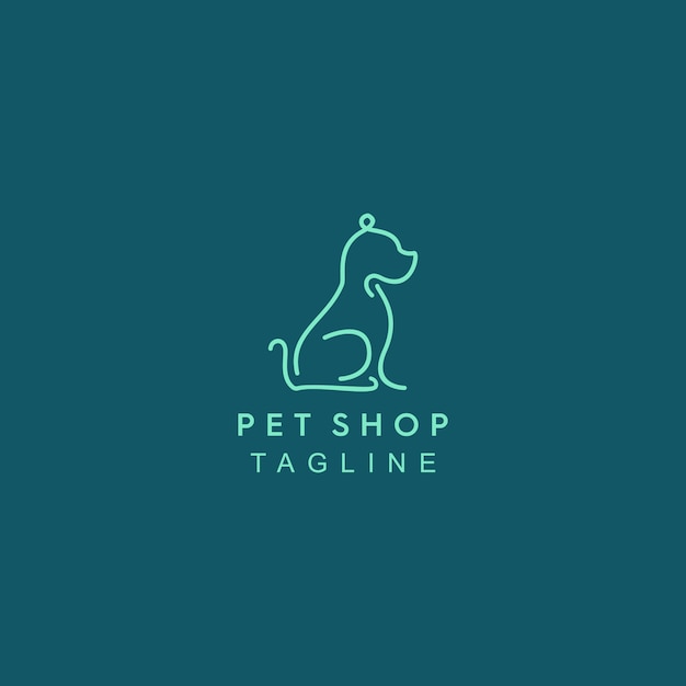 Premium Vector | Pet shop logo