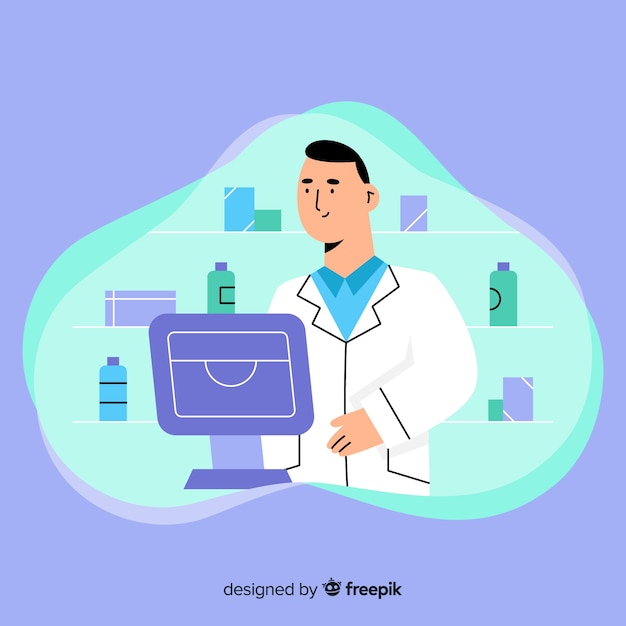 Download Pharmacist | Free Vector