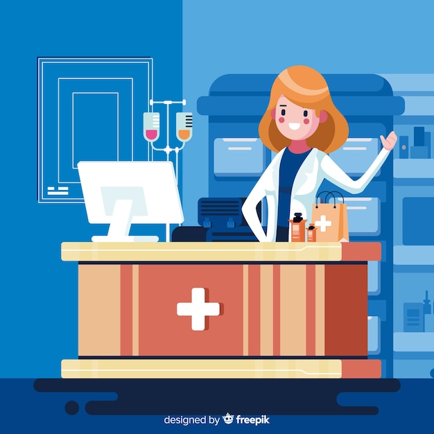 Download Pharmacist | Free Vector