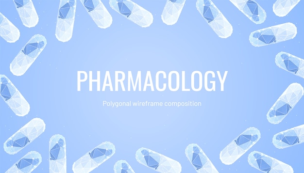 Premium Vector Pharmacology Background With Pills