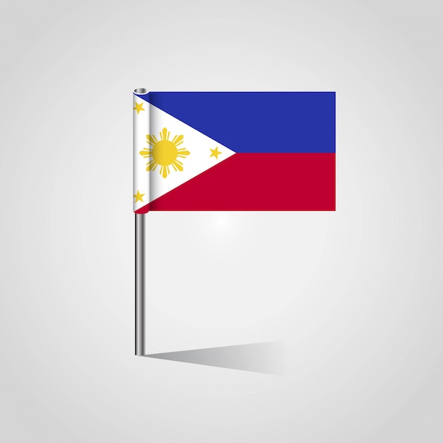 Premium Vector | Phillipines flag with creative design vector